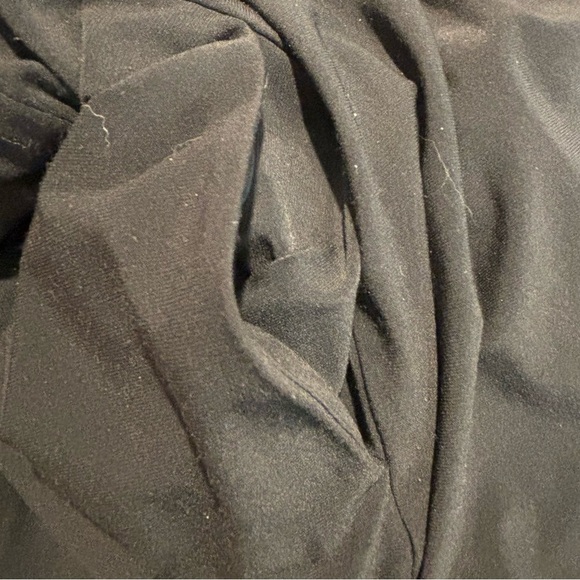 LAUREN RALPH LAUREN Sz 6 Slinky Jersey Knit Crew Neck Pockets Wide Leg Jumpsuit - Picture 13 of 13